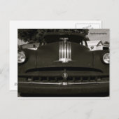 Oude auto-briefkaart briefkaart (Voorkant / Achterkant)