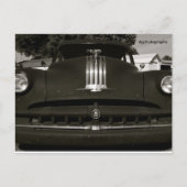 Oude auto-briefkaart briefkaart (Voorkant)