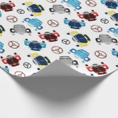 Oude auto cadeaupapier (Hoek)