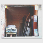 Oude auto cadeaupapier (Vlak)