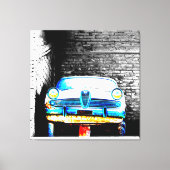 Oude auto canvas afdruk (Voorkant)