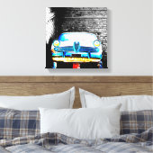 Oude auto canvas afdruk (Insitu (Slaapkamer))