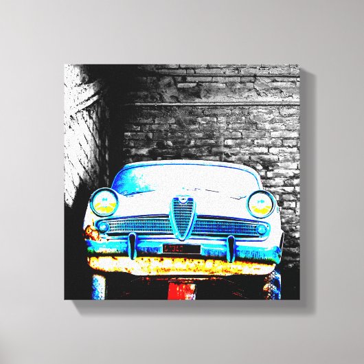 Oude auto canvas afdruk (Voorkant)