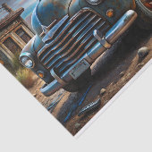 Oude Auto Decoupage Tissuepapier (Detail)