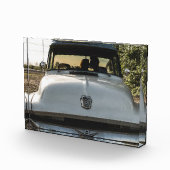 Oude auto- en koppel kusfoto blok (Rechts)