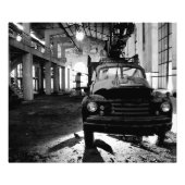 Oude auto foto afdruk (Voorkant)