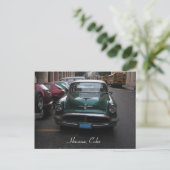 oude auto havana briefkaart (Staand voorkant)