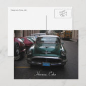 oude auto havana briefkaart (Voorkant / Achterkant)