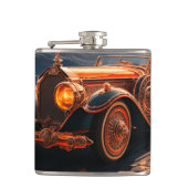 Oude auto heupfles (Voorkant)