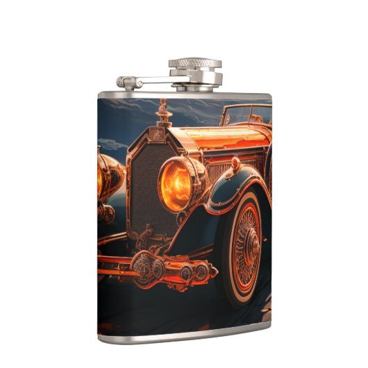 Oude auto heupfles (Rechts)