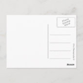 Oude auto in een straat in Italië in zwart-wit Briefkaart (Achterkant)