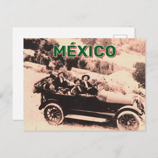 Oude auto in Mexico Briefkaart (Voorkant / Achterkant)