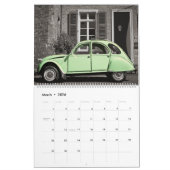 Oude auto-kalender kalender (Mar 2026)