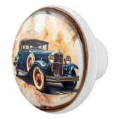 Oude auto keramische knop (Rechts)