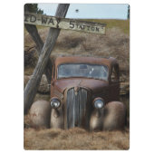 Oude auto klembord (Achterkant)