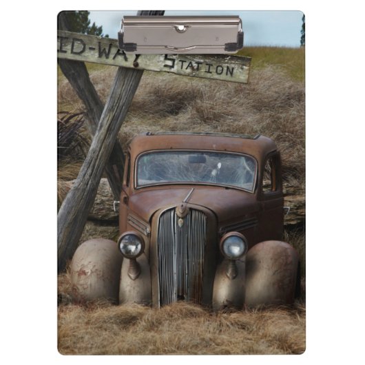 Oude auto klembord (Voorkant)