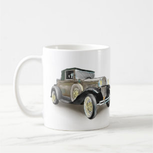 Oude auto  koffiemok