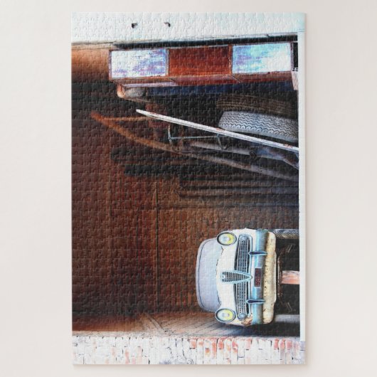 Oude auto legpuzzel (Verticaal)