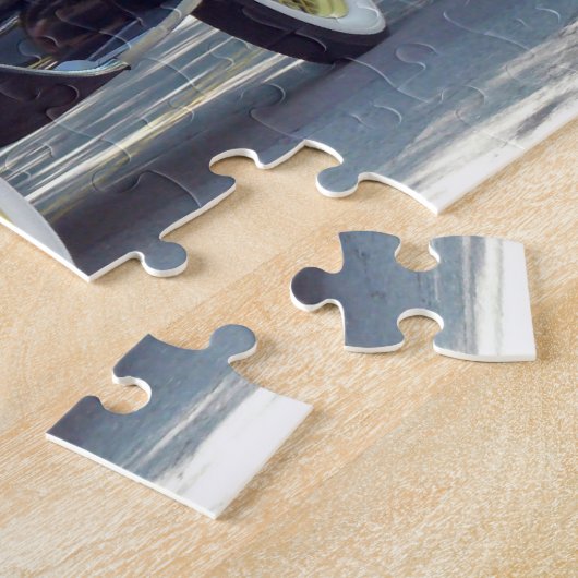 Oude auto legpuzzel (Zijkant)