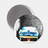 Oude auto magneet (Voorkant / Achterkant)