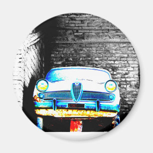 Oude auto magneet