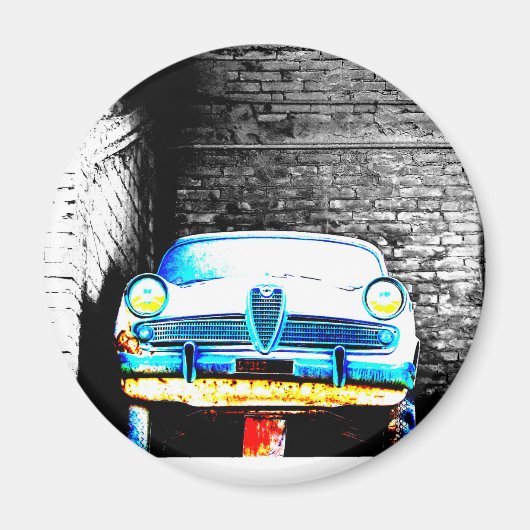 Oude auto magneet (Voorkant)