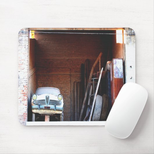 Oude auto muismat (Met muis)