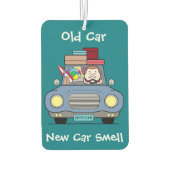Oude auto, nieuwe autogeur luchtverfrisser (Achterkant)
