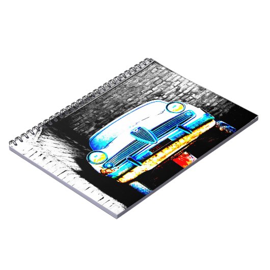 Oude auto notitieboek (Linkerzijde)