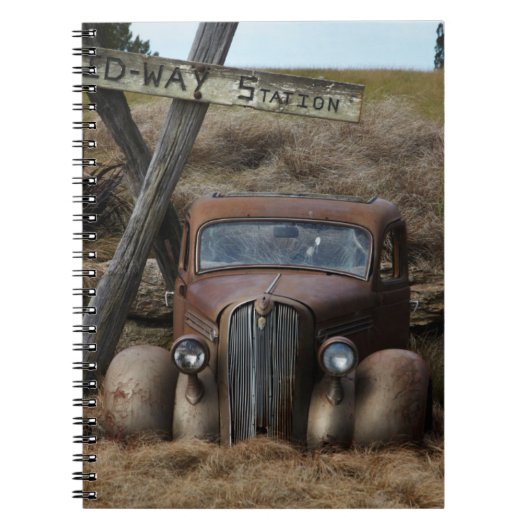 Oude auto notitieboek (Voorkant)