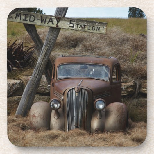 Oude auto onderzetter (Voorkant)