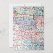 Oude auto op kaart 75e verjaardag (Achterkant)