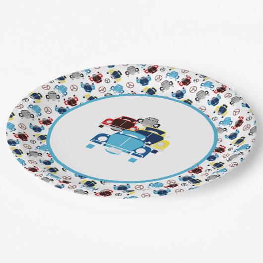 Oude auto papieren bordje (Gekanteld)