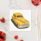 Oude auto papieren servetten (Insitu)