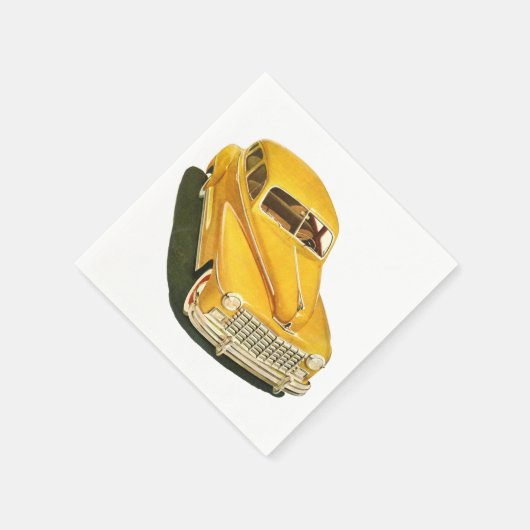 Oude auto papieren servetten (Hoek)