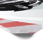 Oude auto poster (Hoek)