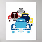 Oude auto poster (Voorkant)