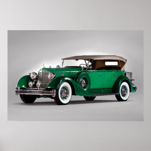 oude auto poster (Voorkant)