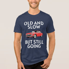 Oude auto rijdt nog Tri-Blend shirt