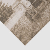  oude auto Sepia Antiek roestachtige textuur Tissuepapier (Detail)