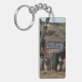 Oude auto sleutelhanger (Voorkant Links)
