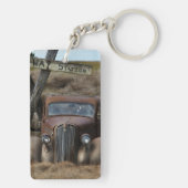 Oude auto sleutelhanger (achterkant)