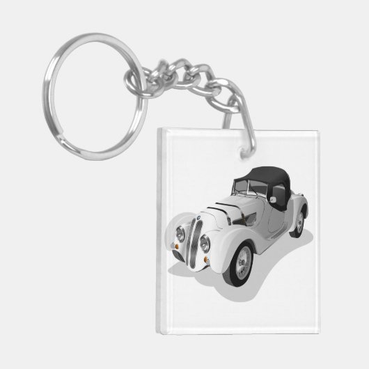 Oude auto sleutelhanger (Voorkant Links)