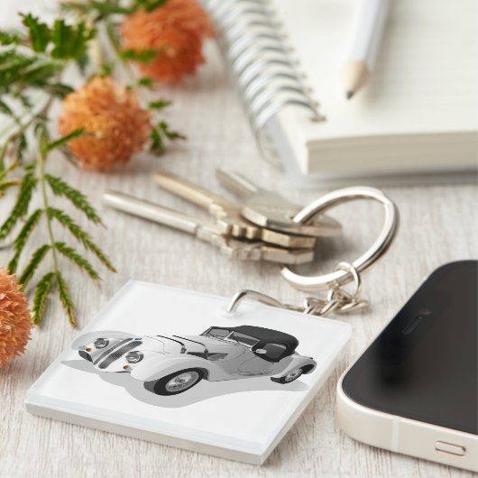 Oude auto sleutelhanger (Voorkant Rechts)