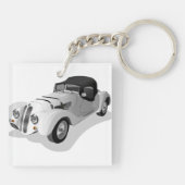 Oude auto sleutelhanger (Achterkant)