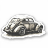 Oude auto sticker (Voorkant)