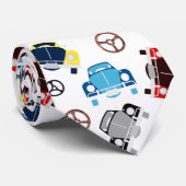 Oude auto stropdas (Opgerold)