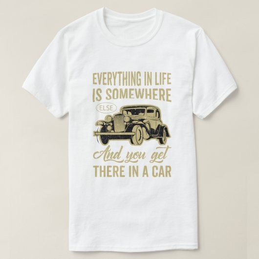 oude auto t-shirt (Design voorkant)