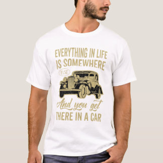 oude auto t-shirt
