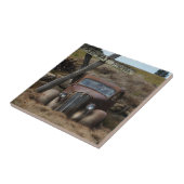 Oude auto tegeltje (Zijkant)